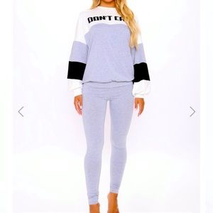I Don't Care Legging Set (top and bottoms)